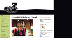 Desktop Screenshot of chapelhillchristianchurch.org