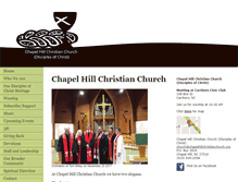 Tablet Screenshot of chapelhillchristianchurch.org